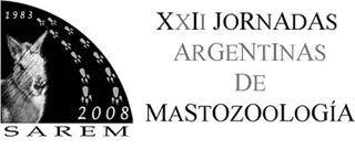 Logo das XXII Jornadas Argentinas de Mastozoología