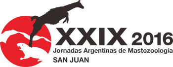 Marca de las XXIX Jornadas Argentinas de Mastozoología