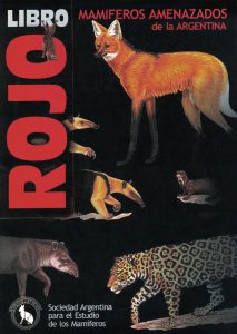 Libro Rojo de los mamíferos amenazados de la Argentina (2000 edition, cover)