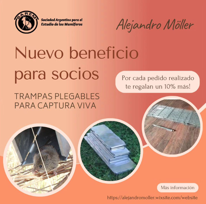 Trampas plegables para captura viva de Alejandro Möller